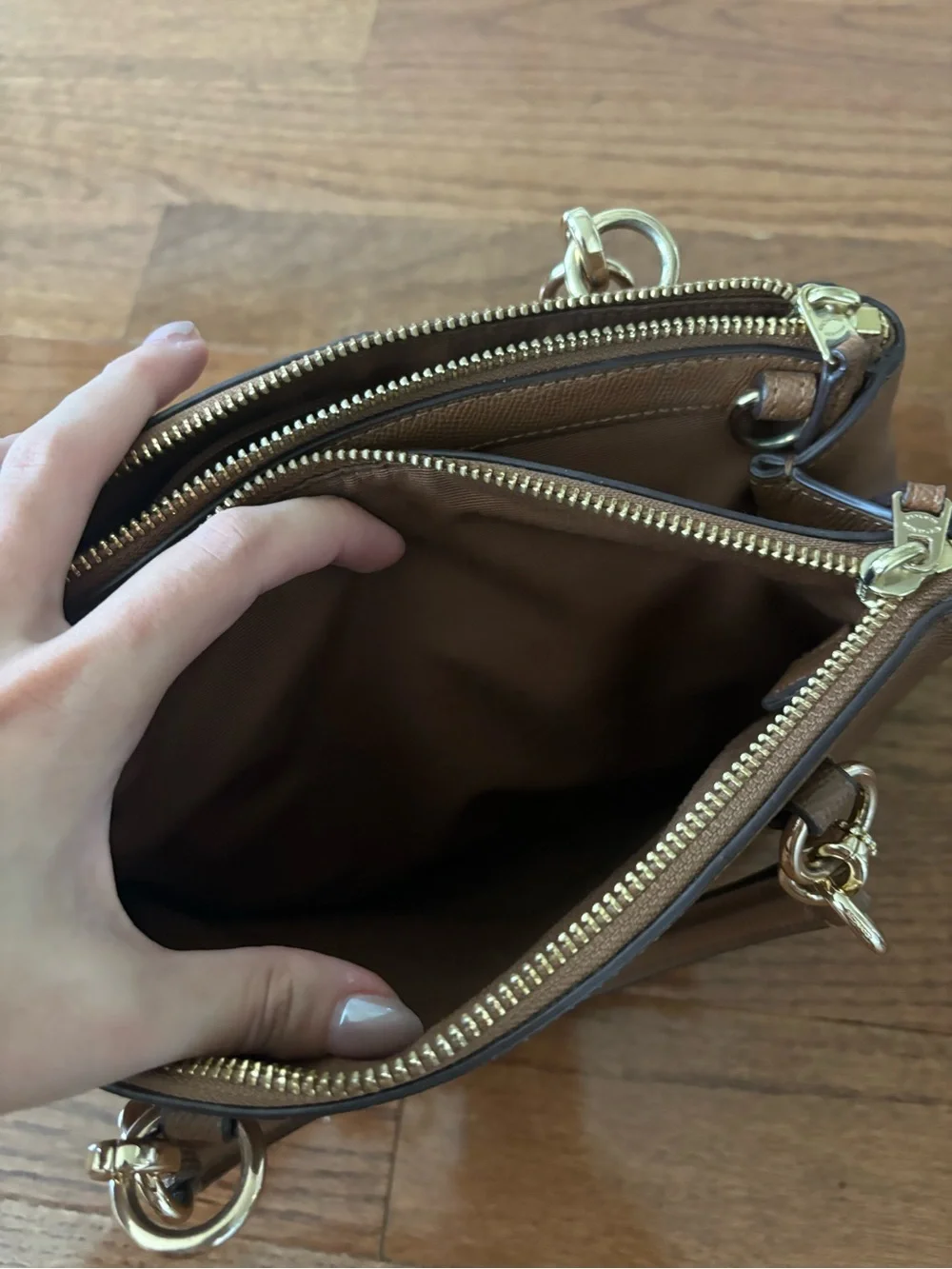 Coach Christie Carryall brown bag
